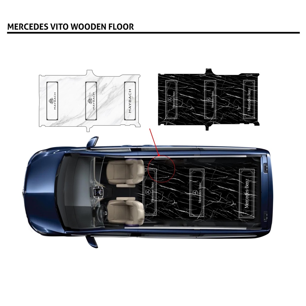 Mercedes Vito Wooden Floor (VIP)