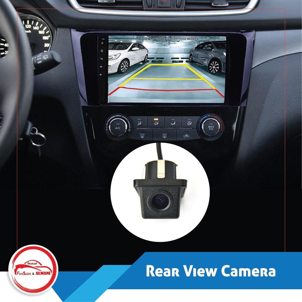 [RU-7500] - Rear View Universal Camera With Moving Guideline