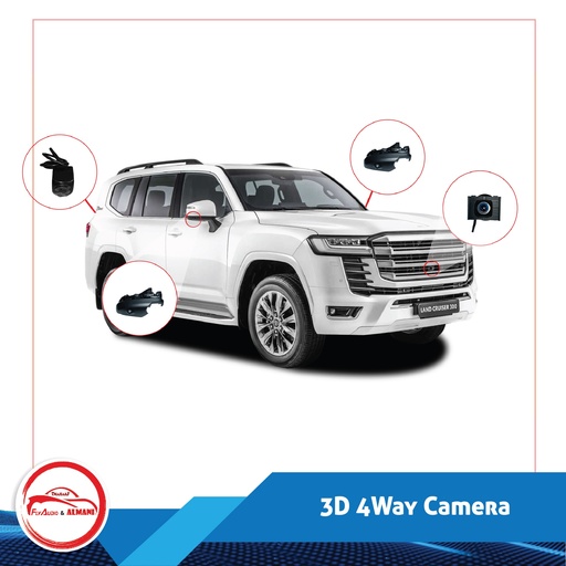 [22300] [22300] - 3D 4Way Camera For LC300 Land Cruiser 2022