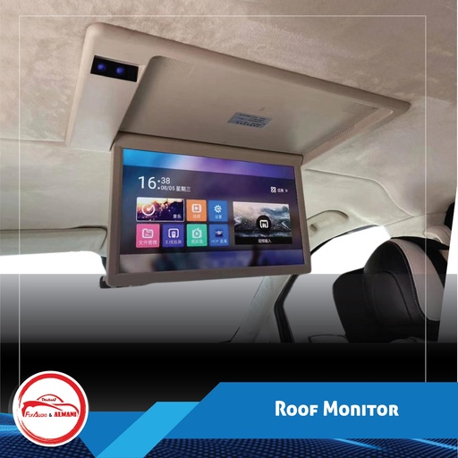 [9918-RM] 18.5" Luxury Universal Super Slim Roof Monitor (VIP)