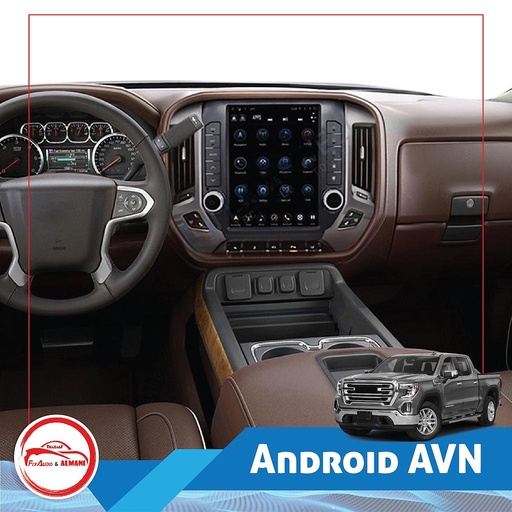 [56059] 12.1" Android AVN For GMC Sierra Chevrolet Silverado 2014-2020